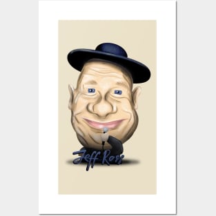 Jeff Ross Stand Up Comedy - Big Head Illustration Posters and Art